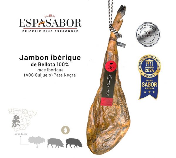 Jambon ibérique de Bellota 100% race ibérique