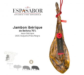 Jambon ibérique de Bellota 75% race ibérique